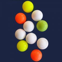 FAS Tafelvoetbal ballen 5 gekleurd en 5 wit